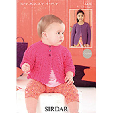 Sirdar 4476 Snuggly 4 Ply Cardigan and Vest