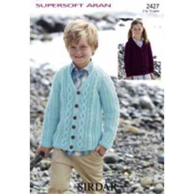 Sirdar 2427 Supersoft Aran Sweater Cable