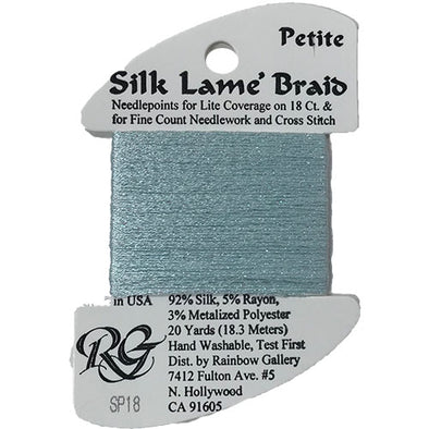 Petit Silk Lame Braid  18 Surf Blue