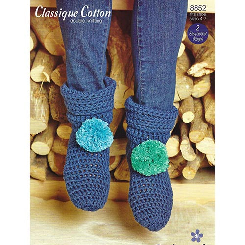 Stylecraft 8852 Slipper Boots