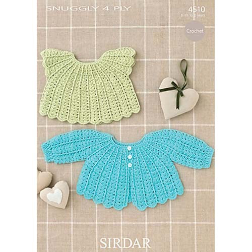 Sirdar 4510 Snuggly 4ply Matinee Coat
