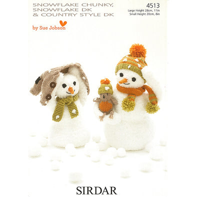 Sirdar 4513 Snowflake Snowman