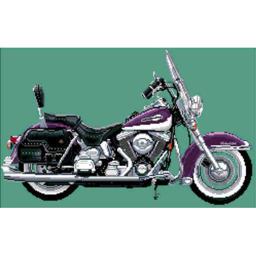 Brenda Franklin Designs AM301 Motorcycle Harley Softail