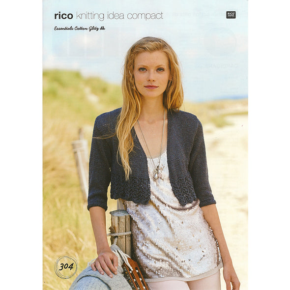 Rico Designs 304 Cotton Glitz Cardigans