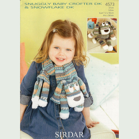 Sirdar 4573  Baby Crofter Dog Scarf