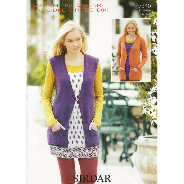Sirdar 7340 Double Knit Tunic