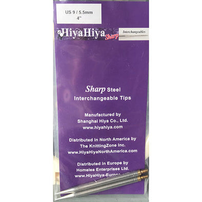 Circular Needle Tips HiyaHiya  5.50mm 4" Sharp