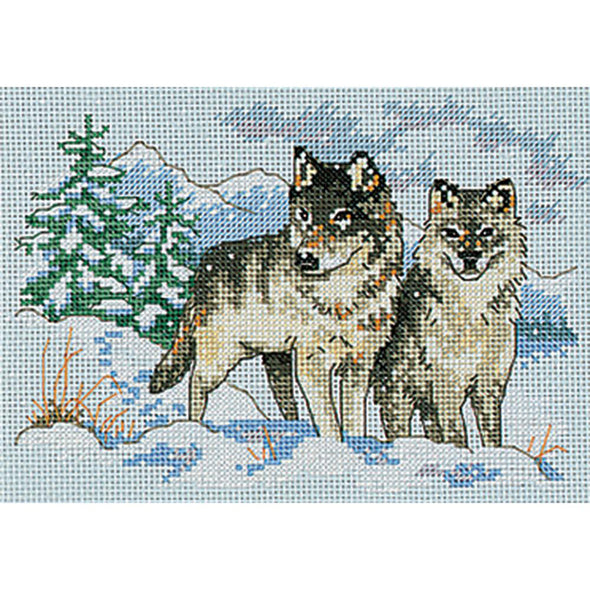 Dimensions 6800 Pair of Wolves