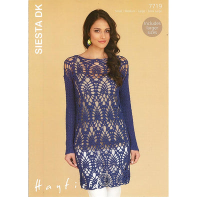 HAYFIELD 7719 Siesta DK Crochet Dress