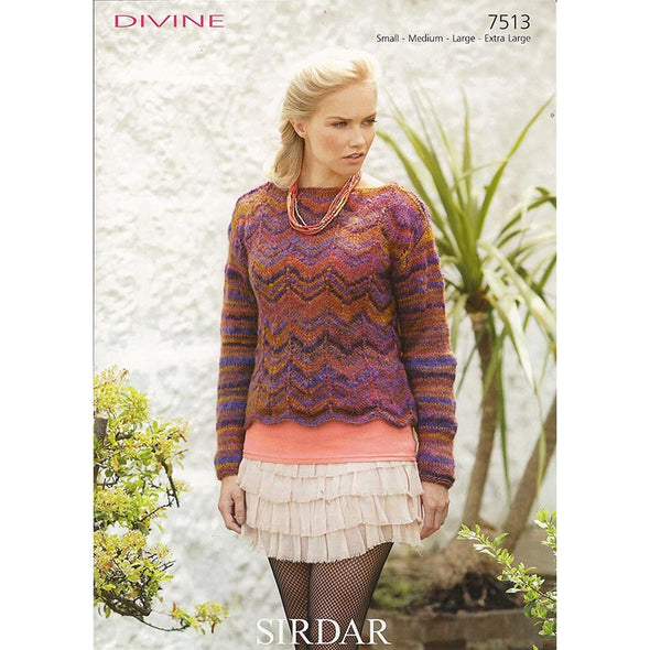 Sirdar 7513  Divine Sweater