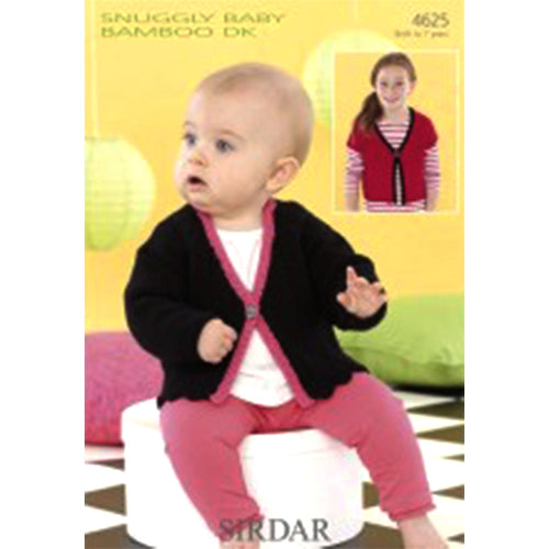 Sirdar 4625 Baby Bamboo Cardigan