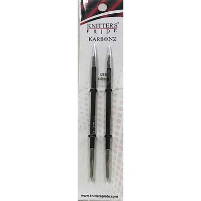 Circular Needle Tips Karbonz 4.00mm Regular 4.5"