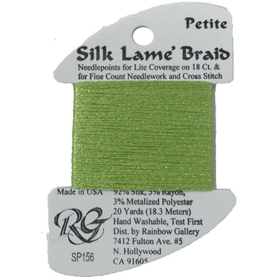 Petit Silk Lame Braid 156 Kiwi