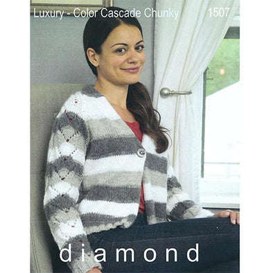 Diamond 1507 Color Cascade Cardigan Chunky