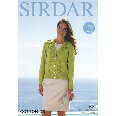 Sirdar 7823 Cotton DK Cardigan