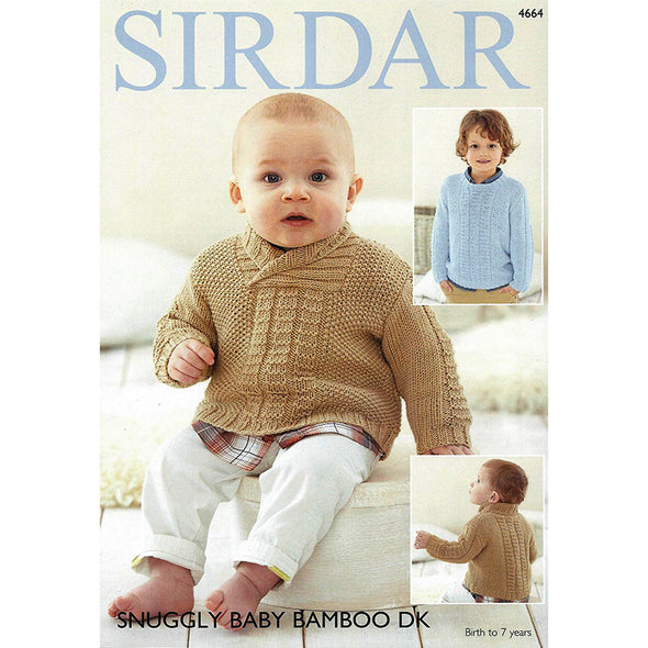Sirdar 4664 Baby Bamboo Sweater