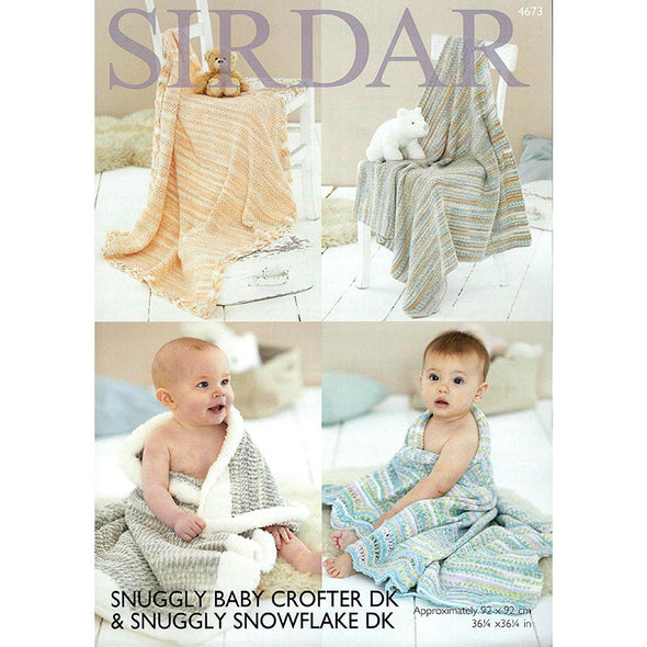 Sirdar 4673 Baby Crofter DK Blanket