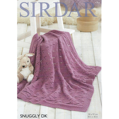 Sirdar 4703 Snuggly DK blanket