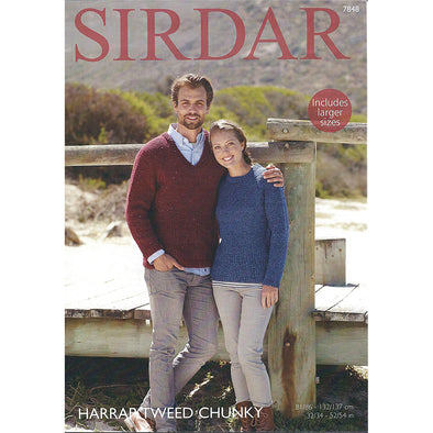 Sirdar 7848 Harrap Tweed Chunky Sweater