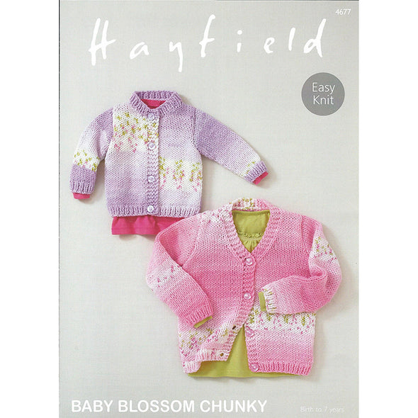 HAYFIELD 4677 Baby Blossom Chunky Jacket