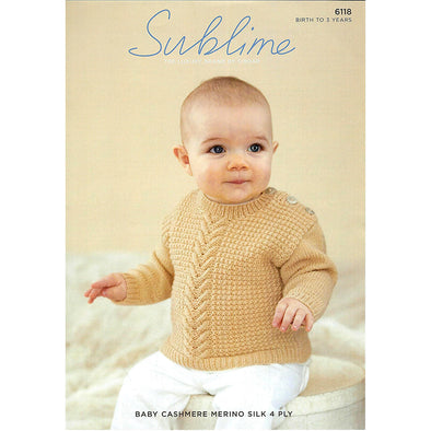 Sublime 6118 Baby Cashmere Merino Silk Sweater