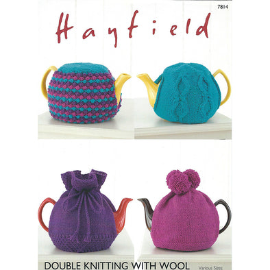HAYFIELD 7814 DK with Wool  Tea Cozy
