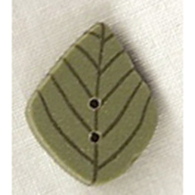 Just Another Button Company MM1003.S Olive Leaf Small
