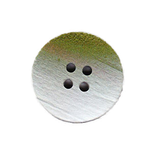 Button 663439 Green Silver Marble 24mm
