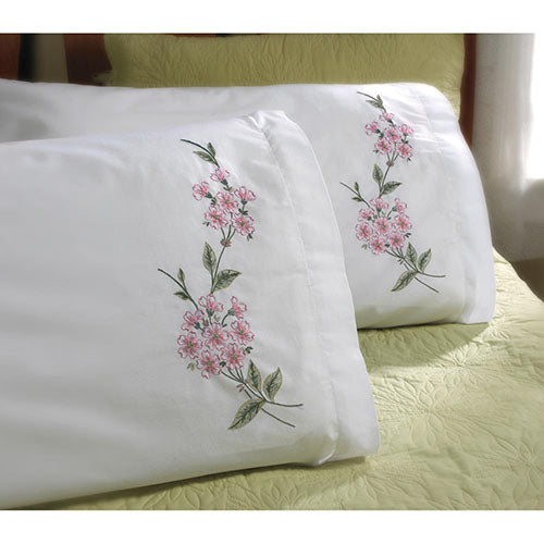 Bucilla 45317 Dogwood Branch Pillowcase