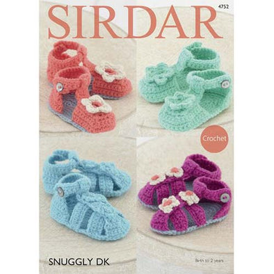 Sirdar 4752 Snuggly DK Sandals