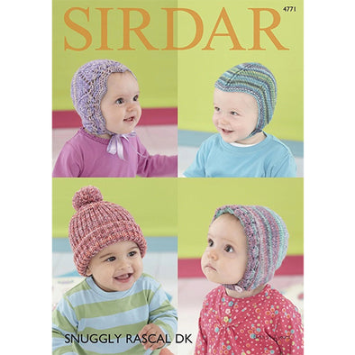Sirdar 4771 Rascal DK Baby Hats