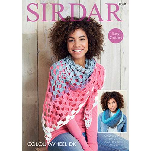 Sirdar 8030 Colourwheel DK Shawl