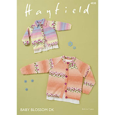 HAYFIELD 4838 Baby Blossom DK Cardigan