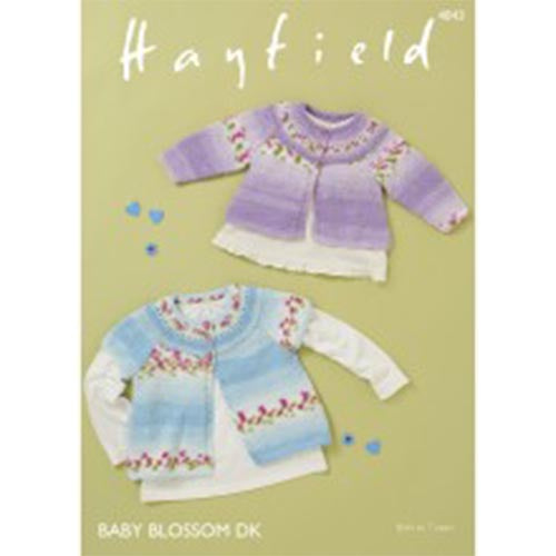 HAYFIELD 4843 Baby Blossom DK Cardigan