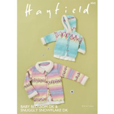 HAYFIELD 4845 Baby Blossom DK Cardigan