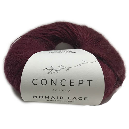 Mohair Lace 311 Burgundy