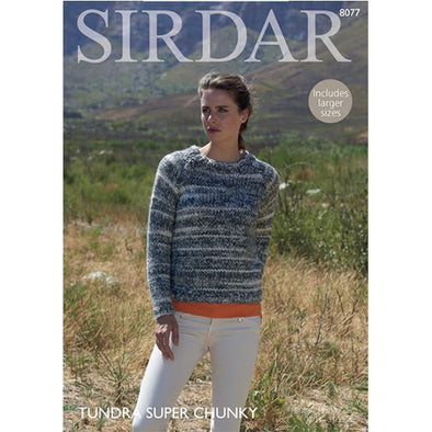 Sirdar 8077 Tundra Sweater Raglan