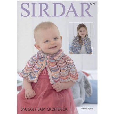 Sirdar 4797 Baby Crofter Cape