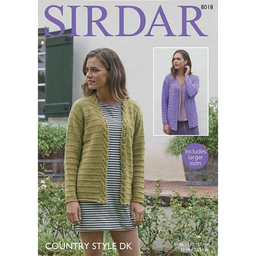 Sirdar 8018 Country Style Cardigan