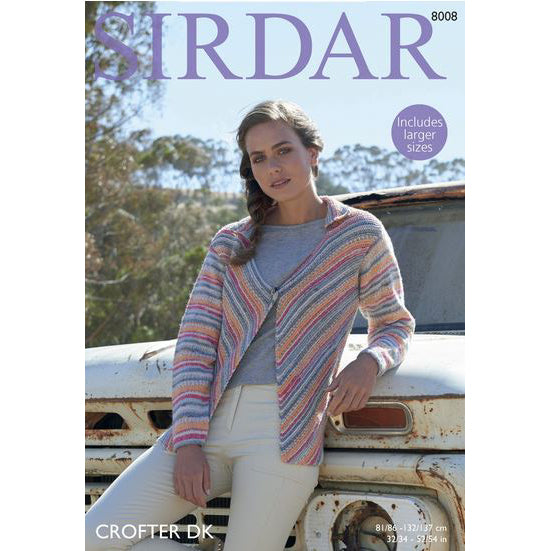 Sirdar 8008 Crofter DK Cardigan