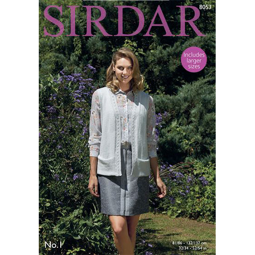 Sirdar 8052 No 1 DK Cabled Jacket