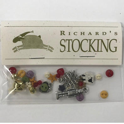 Shepherd's Bush Printworks Richard Stocking Charm Kit