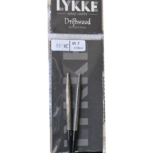 Circular Needle Tips Lykke 4.50 Driftwood 3.5"