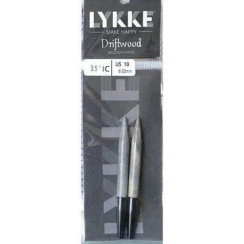 Circular Needle Tips Lykke 6.00 Driftwood 3.5"