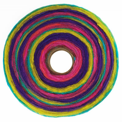 Rainbow Roll 1017 Pink Purple Teal Mustard