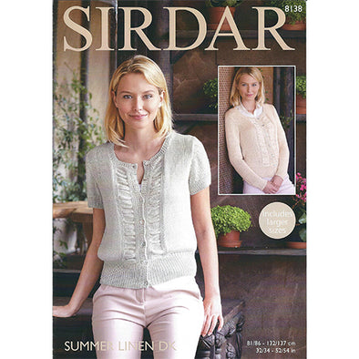 Sirdar 8138 Summer Linen Cardigan
