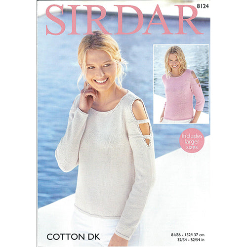 Sirdar 8124 DK Ladies top