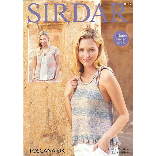 Sirdar 8117 Toscana DK Tank Top and Jacket