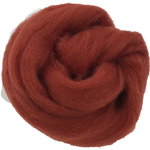 Corriedale Fibre 009 Nutmeg