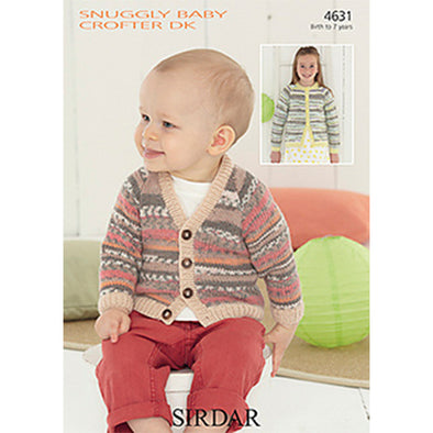 Sirdar 4631 Baby Crofter Cardigan